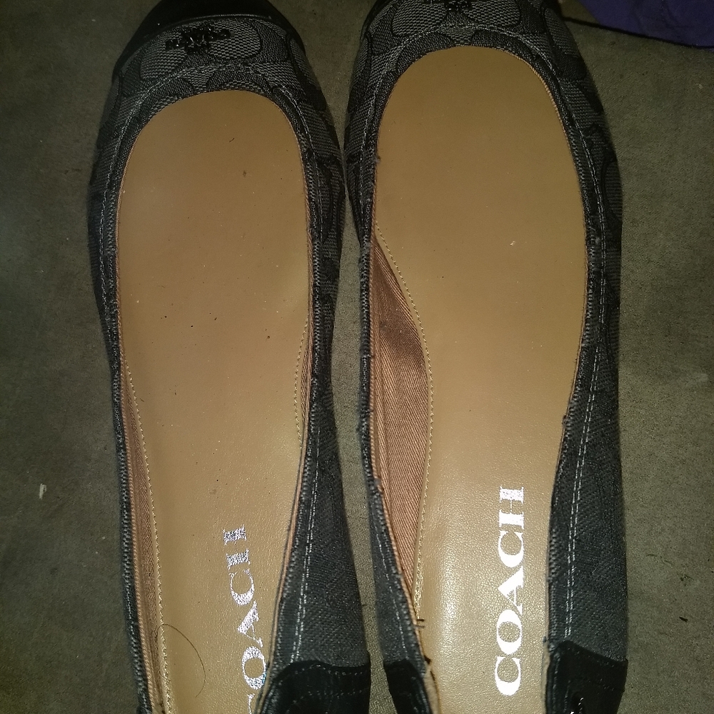 Coach slip on shoes